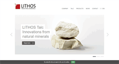 Desktop Screenshot of lithos-minerals.at